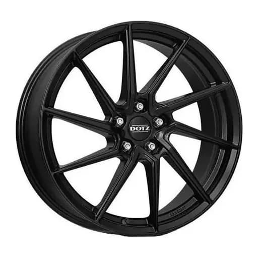 Jantă aliaj DOTZ Spa Black 7.5J × R17, 5x114.3, ET38