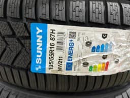 Set complet de iarnă 16" pentru Dacia Logan III, 4 jante oțel structurale + 4 anvelope iarnă Sunny Nw211 195 55 r16 87H