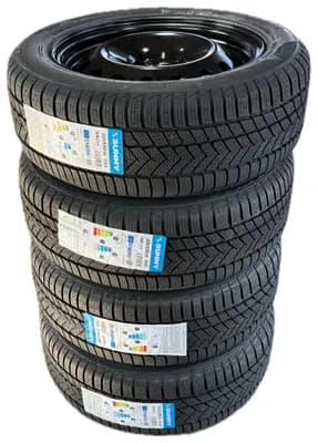 Set complet de iarnă pentru Dacia Sandero Stepway 16", jante oțel +anvelope iarnă 205 55 r16