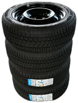 Set complet de iarnă 16" pentru Dacia Logan, 4 jante oțel + 4 anvelope Sunny 195 55 r16
