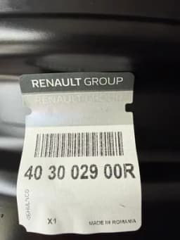 Jantă oțel originala Dacia Duster III, Nissan Qasqai, Nissan Juke, Renault, 16"