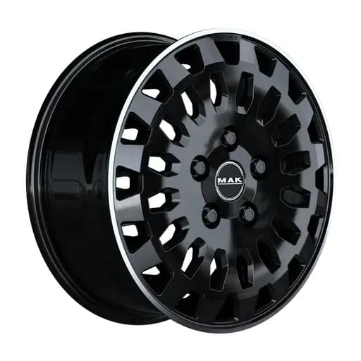 MAK OVERLAND GLOSS BLACK MIRROR RING