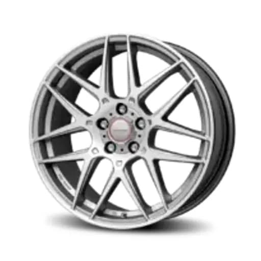 MOMO Competizione Matt Titan Silver Polished