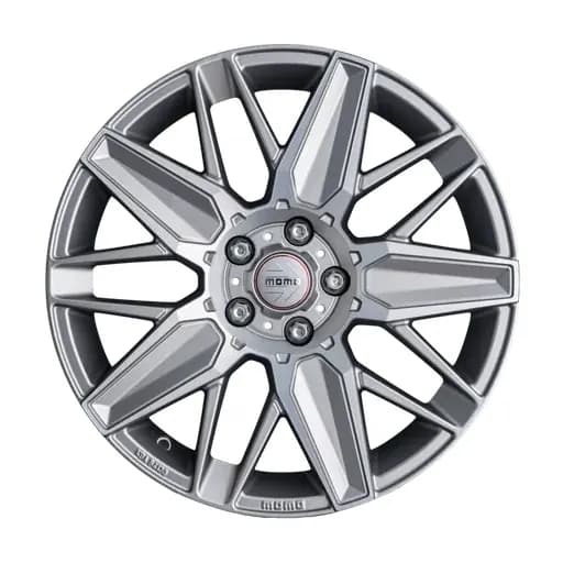 MOMO Evoluzione Matt Titan Silver Polished