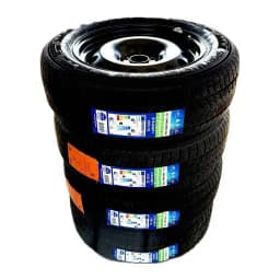 Sunny Set complet de iarna 17 inch pentru Dacia Duster III, Dacia Bigster , anvelope iarna 215/65r17 + jante otel , umflate si echilibrate