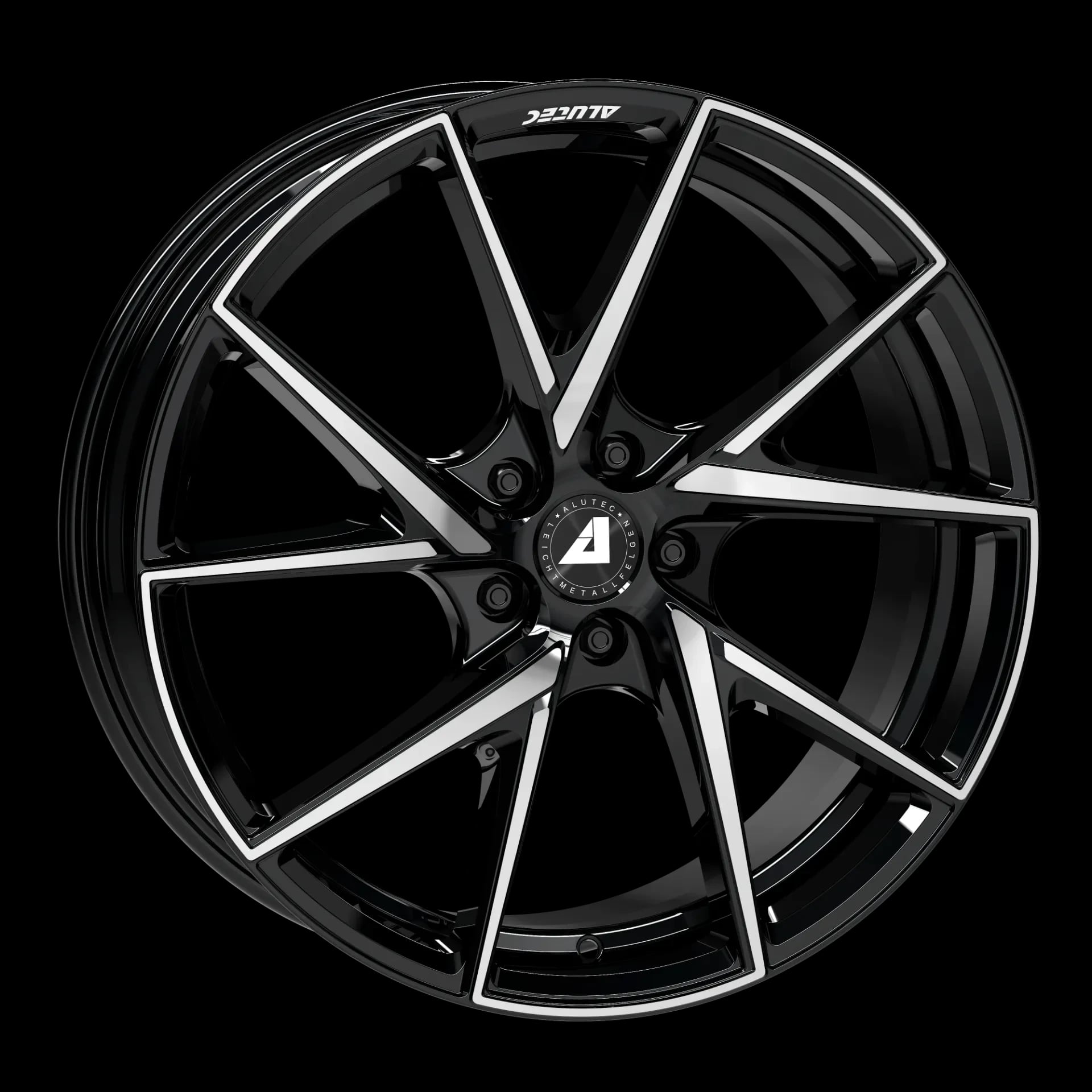 ALUTEC ADX.01 diamond-black frontpolished