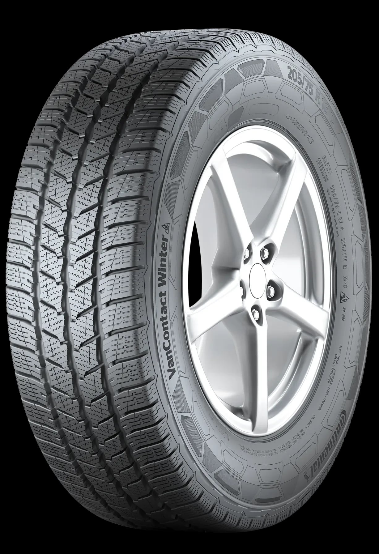 175/75 R16C CONTINENTAL VanContact Winter 101/99R  (D,B,73)