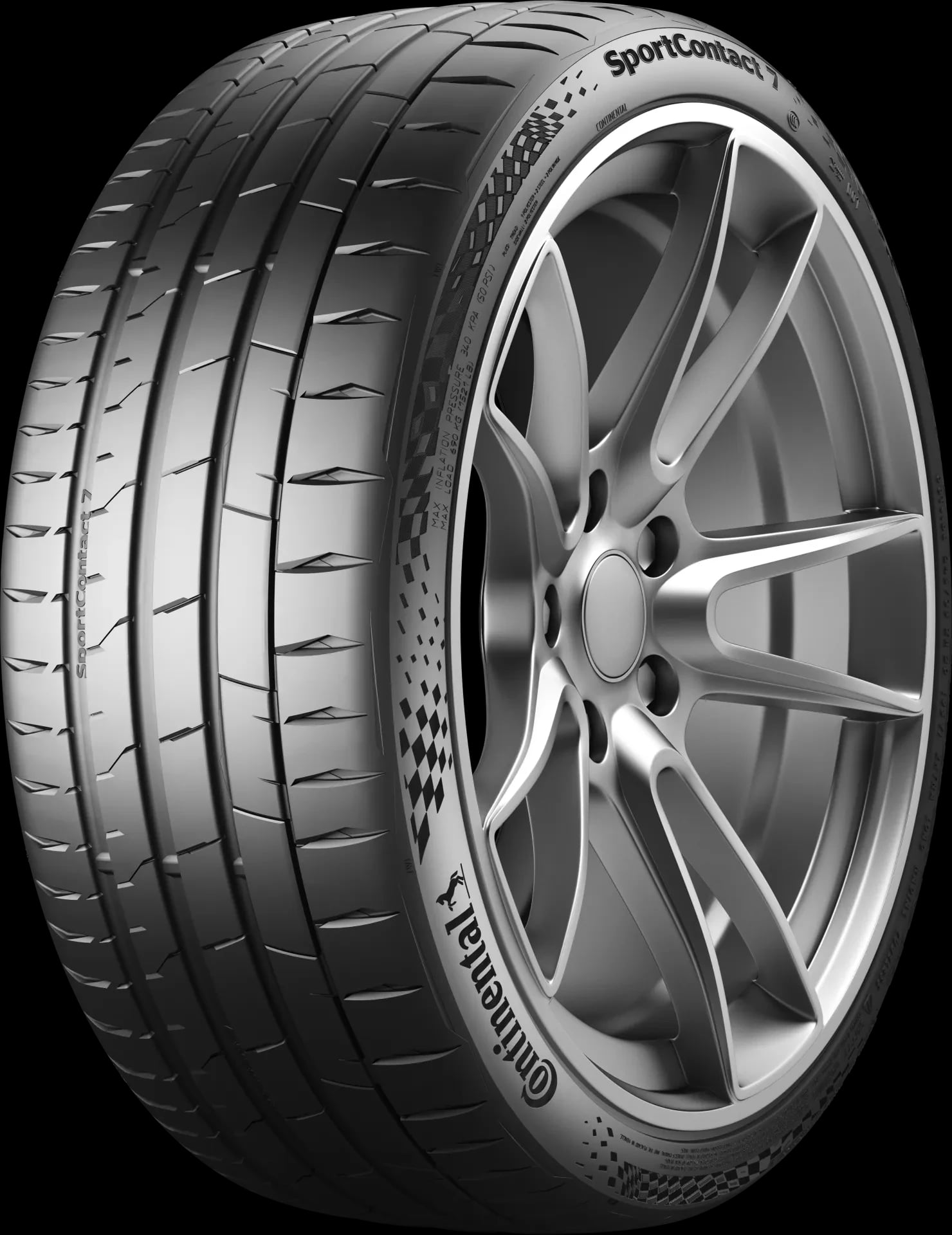 275/30 R19 CONTINENTAL SportContact 7 96Y  (D,A,73)