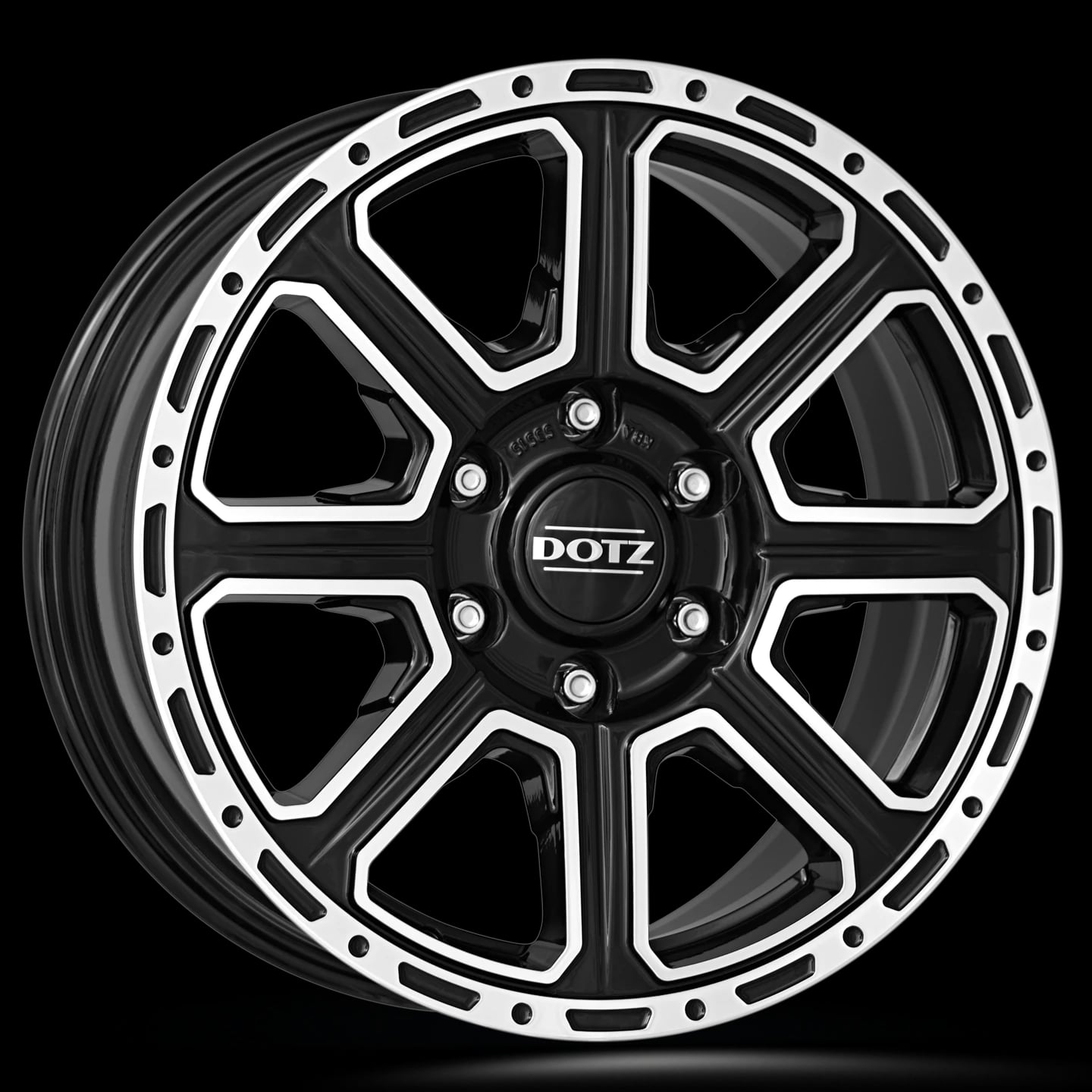 Jantă aliaj DOTZ 4x4 Kalahari Dark 7J × R16, 6x139.7, ET30