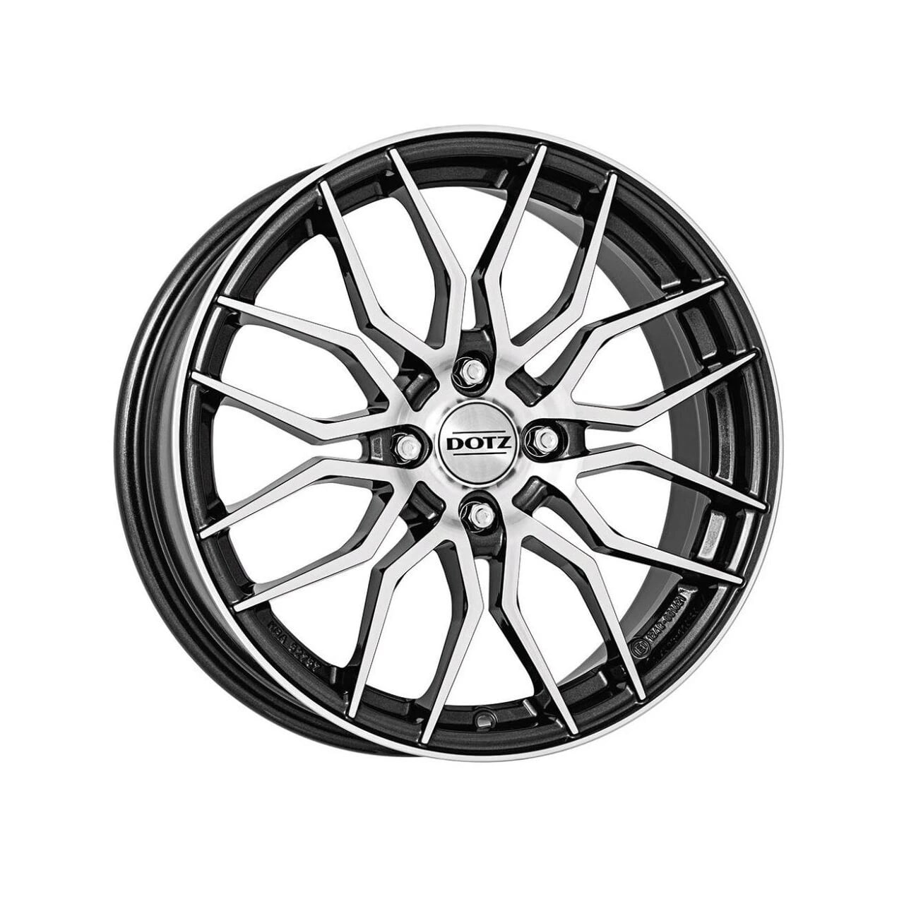 OLRZ2FP45 Janta Aliaj DOTZ LimeRock_dark 6.5x16 4x100/45/60.1