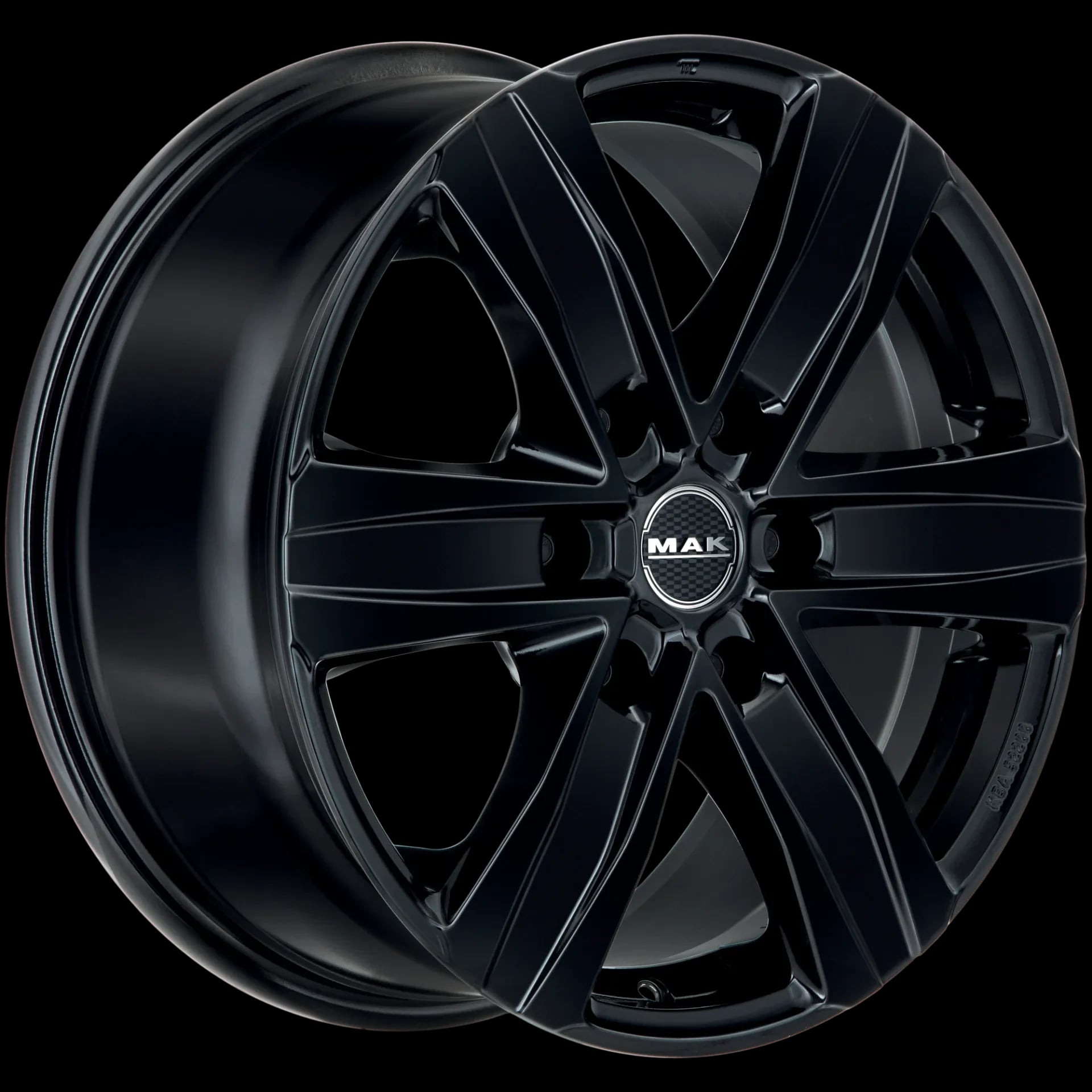 MAK STONE 6 W GLOSS BLACK