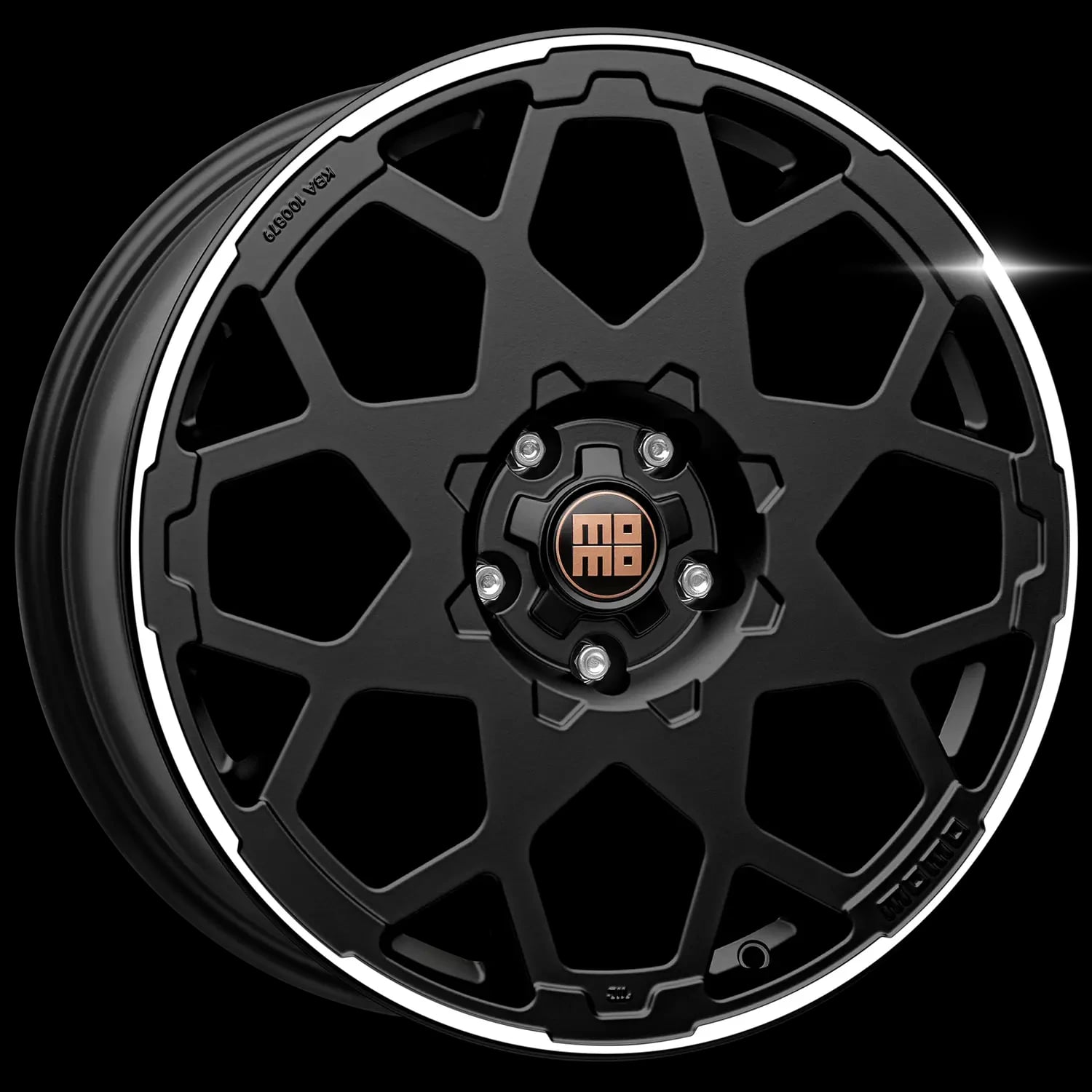 Jantă aliaj MOMO HEAVY DUTY MATT BLACK POLISHED 8.5J × R20, 5x114.3, ET45