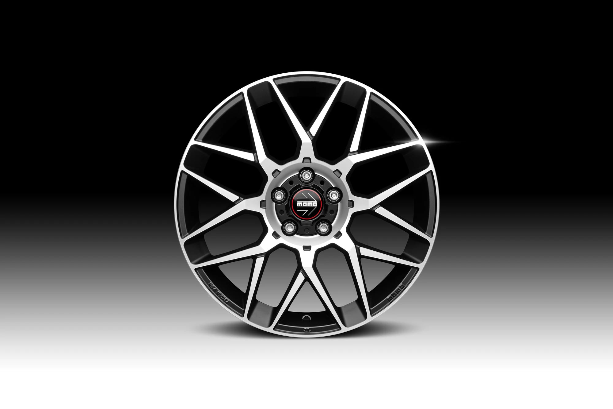 Jantă aliaj MOMO REVENGE EVO 2.0 MATT BLACK POLISHED 7J × R17, 4x98, ET37