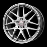 MOMO Competizione Matt Titan Silver Polished