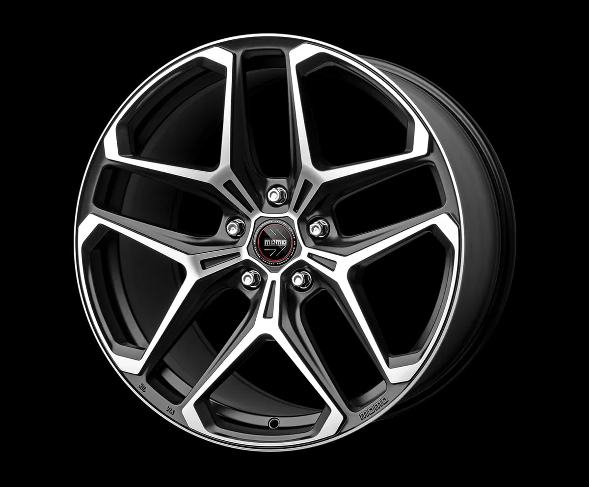 MOMO RF-04 Matt Black Polished
