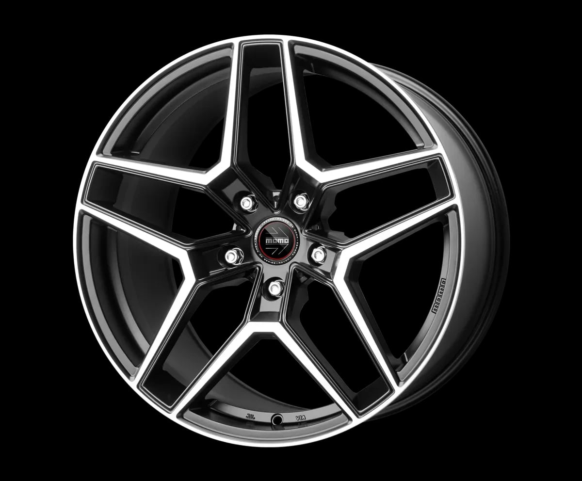 MOMO RF-06 Matt Black Polished