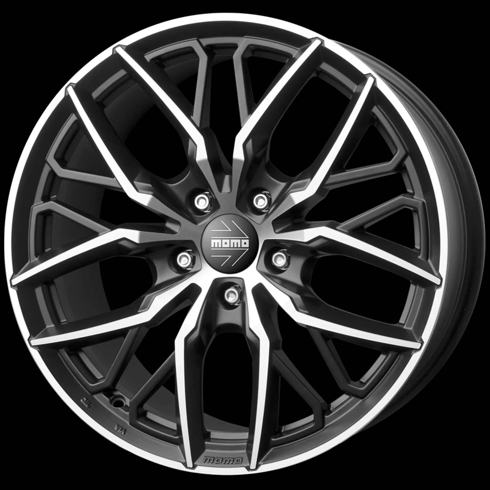 MOMO Spider Matt Black Polished