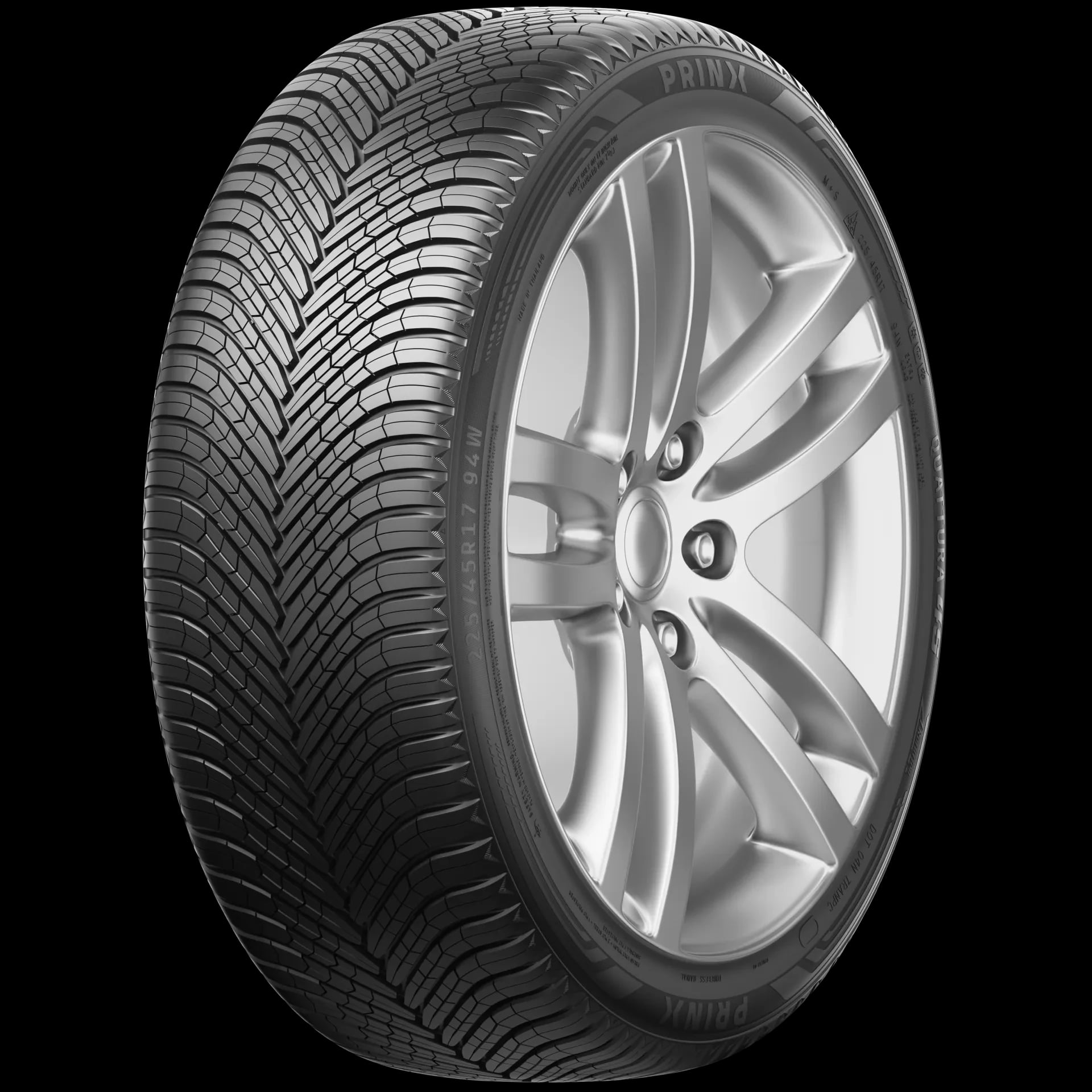 215/45 R17 PRINX QUATTURA 4S+ 91W  (D,B,72)