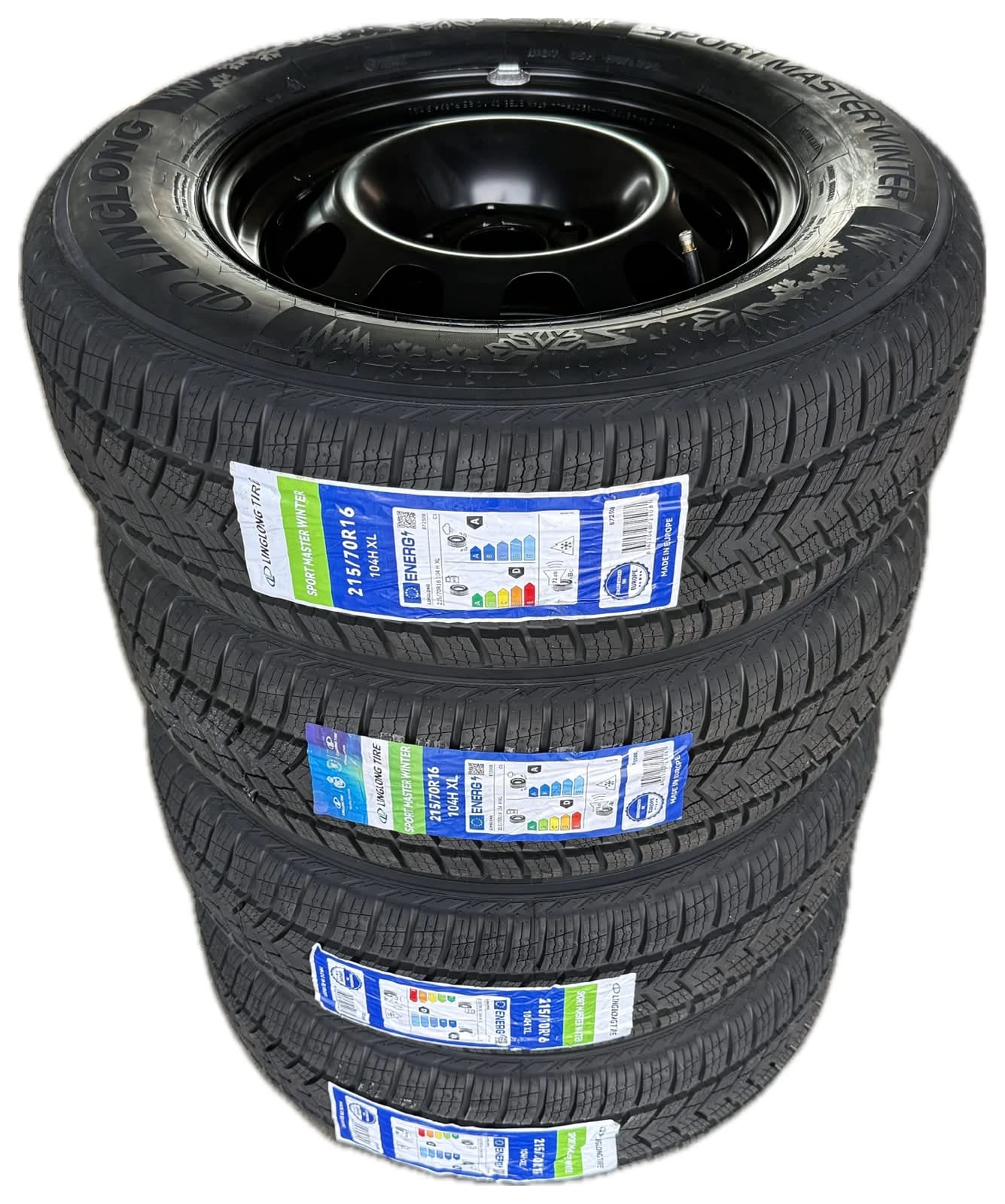 Sunny Set complet ptr Dacia Duster III+anvelope iarna 215/70r16 104H XL Linglong Sport Master, clasa A la aderenta