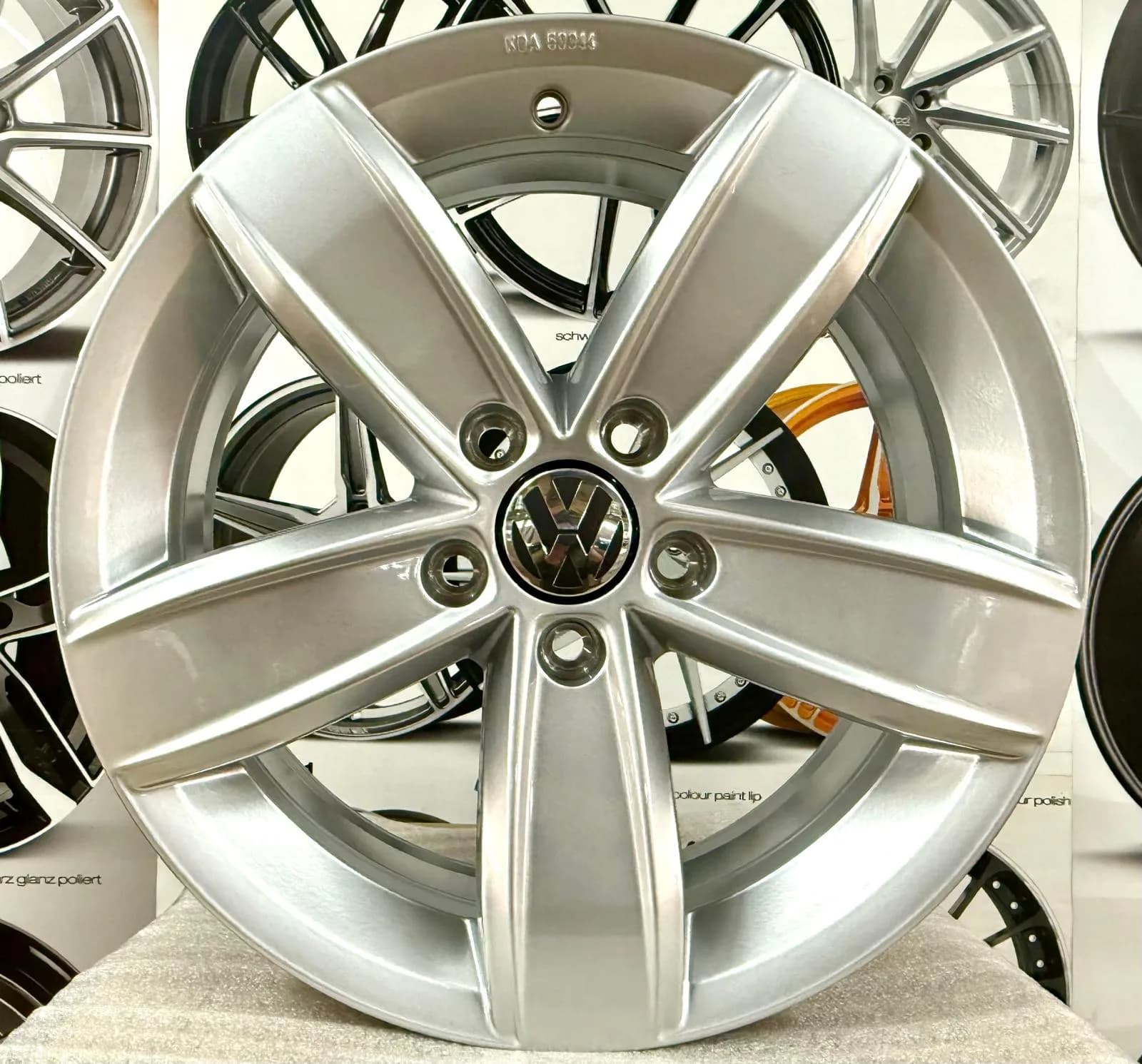 Jante aliaj originale Volkswagen 17", Passat, Golf 6,7,8, eGolf, Sharan, Tiguan, T-roc, Arteon
