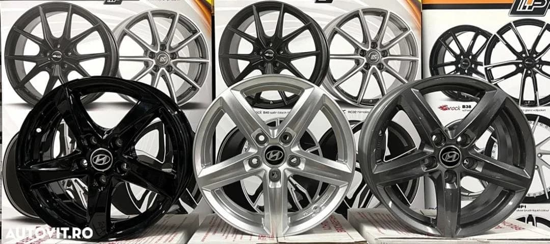 Jante aliaj Hyundai I30, Elantra New, Elantra Hybrid, Ioniq, Kona, Tucson, 16"