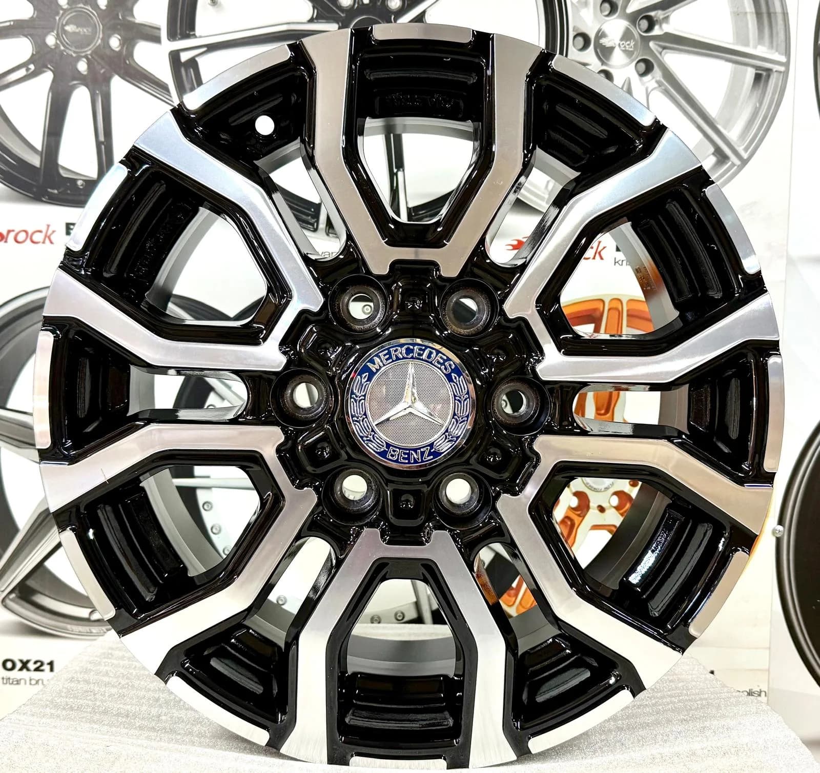 Jante aliaj Mercedes Sprinter,16", bicolore, speciale de greutate