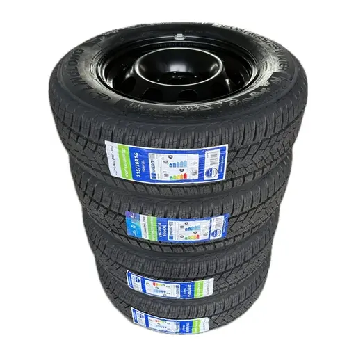 Dacia Set complet de iarna ptr Dacia Duster III pe 16 inch, jante otel originale Dacia + anvelope iarna 215/70r16 104H XL Linglong Sport Master, clasa A la aderenta