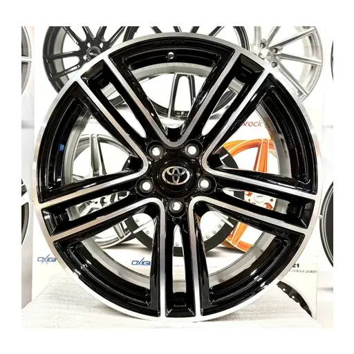 Jante aliaj Toyota Rav 4, Rav 4 Hybrid, Corolla Cross, Yaris Cross, Camry, Chr new, 18", bicolore