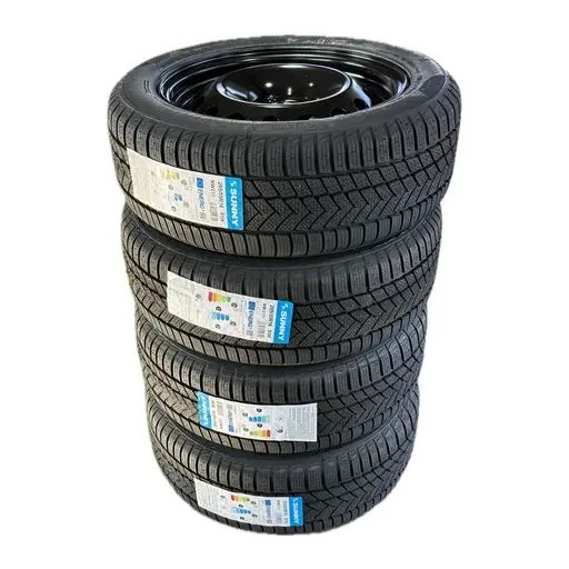 Set complet de iarnă pentru Dacia Sandero Stepway 16", jante oțel +anvelope iarnă 205 55 r16