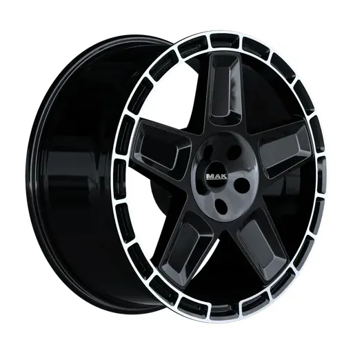 MAK TREK GLOSS BLACK MIRROR RING